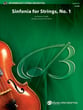 Sinfonia for Strings, No. 1 Orchestra sheet music cover